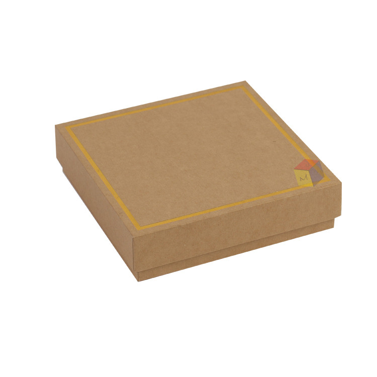 Recyclable Gold Foil Food Paper Gift Box Customizable Candy Chocolate Box