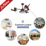 Living Room Silent Plastic Ceiling Fan 44 Inches 5 Speed Choice