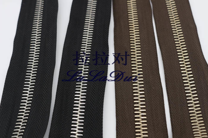 Continuous Long Chain Zipper By Yard 10# 12# Big Euro Teeth For Bags And Garments