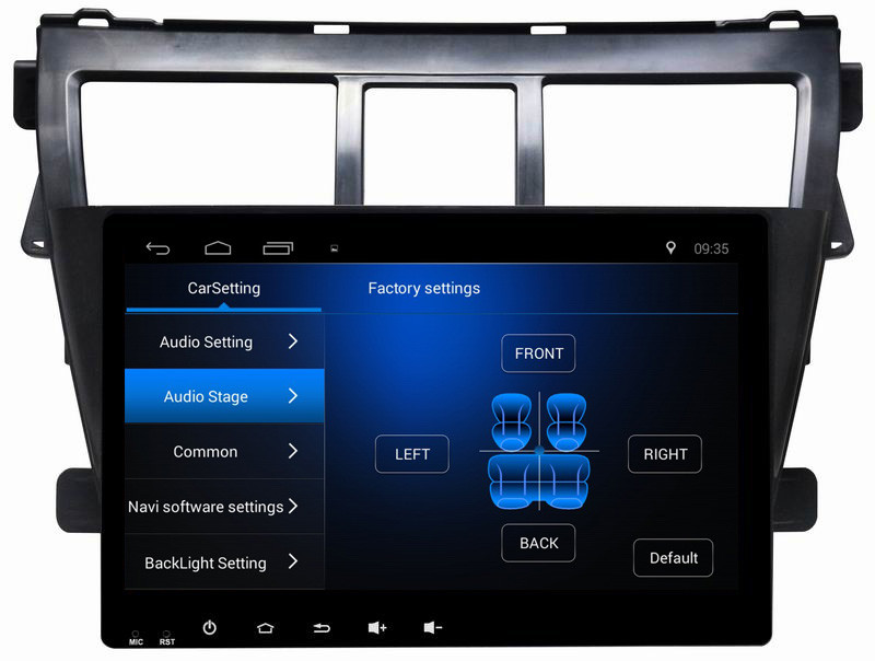 Ouchuangbo car radio stereo gps nav android 8.1 for Toyota Vios with USB SWC 1080P Video Blluetooth reverse camera