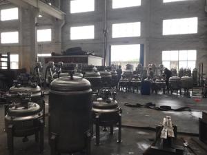 Wholesale Pharmaceutical Reactor Stainless Steel Gas Tank Jacketed Heating High Performance from china suppliers
