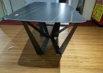 Indoor 40*80*76.5cm Painting Wrought Iron Table
