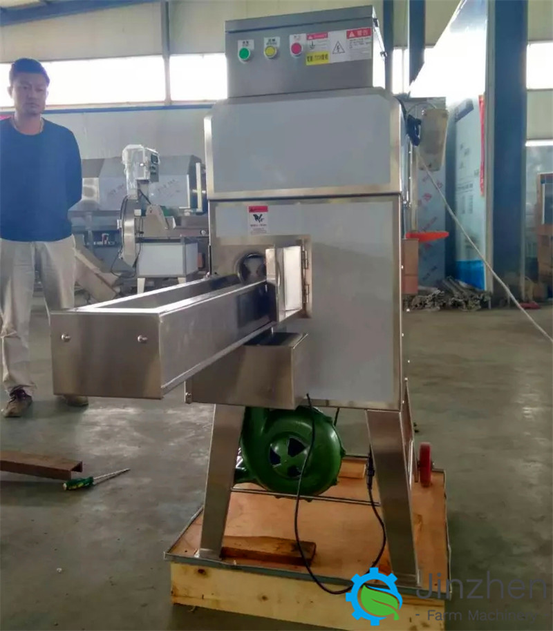500kg/H Sweet Corn Thresher Fresh Corn Peeling Machine With Automatic Feeding