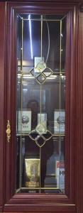 Wholesale cabinet door decorative glass with clear bevel from china suppliers