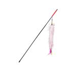 Feather Soft Pet Play Toys / Interactive Cat Toys Cute Size 55 * 1 Cm