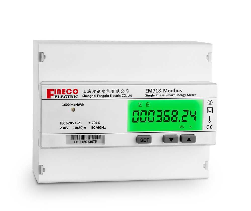 EM718-Mod 230V 10 80 A Smartmeter Remote Control Electric Meter for Energy Monitoring