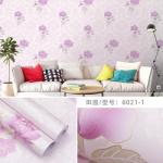 3D Red Flower Wallpaper 45cm Width PVC Vinyl Wall Covering for Home Decor