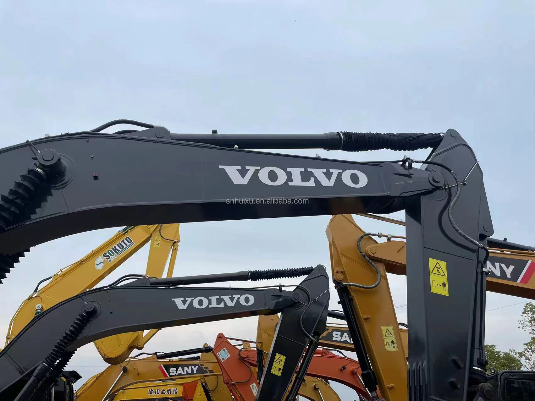 Used excavator Volvo EC210 digger used machinery 21 tons volvo excavator used second hand digger for sale
