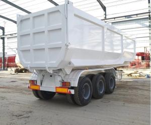 Wholesale Customized 3 Axles 80 Tons Heavy Duty Dump Trailer Hydraulic Tipping Tipper Semi Trailer from china suppliers