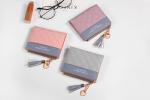 KOREAN VERSION OF THE NEW WOMEN'S SHORT WALLET SPLICING COLOR SHORT WALLET