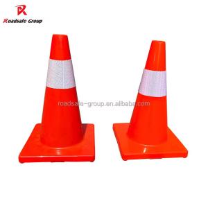 Wholesale 45cm PVC Orange Road Cones 0.9kg Reflective Red Safety Cones from china suppliers