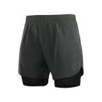quick dry Wear Resistance Men'S Athletic Clothing Black Lined Running Shorts
