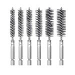 Hex Bar Gun Brush Polishing Deburring Stainless Steel Wire Pipe Brush
