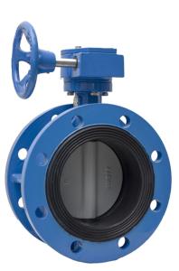 Wholesale 100mm Concentric Water Butterfly Valve Double Flange Type from china suppliers