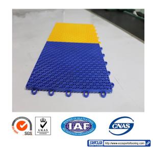 Wholesale Floated Waterproof Interlocking Sports Tiles No Cracking Badminton from china suppliers