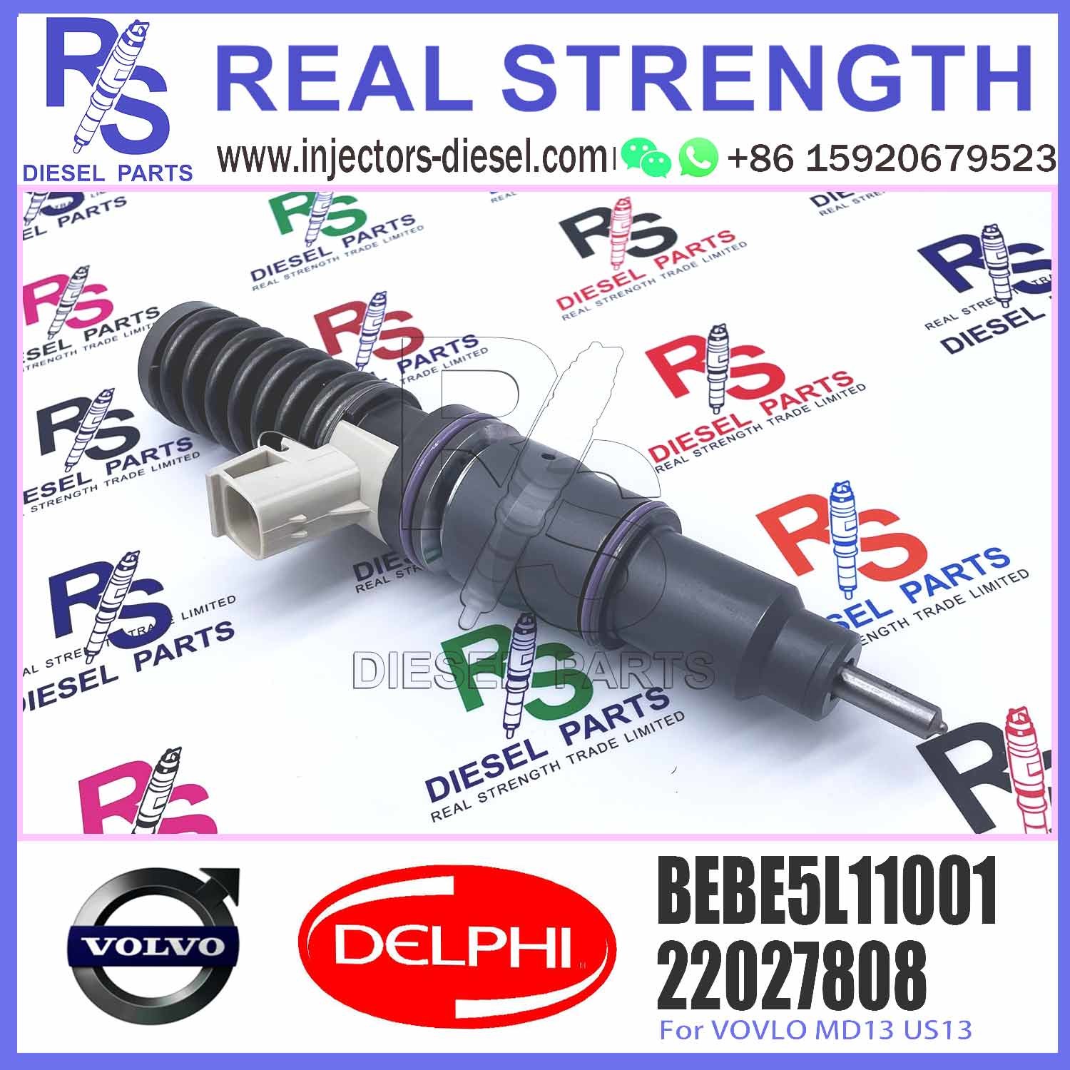 Diesel Fuel Injector 22027808 BEBE4L11001 BEBE5L11001 E3.5 for /V-O-L-V TRUCK/VO-VLO MD13 US13