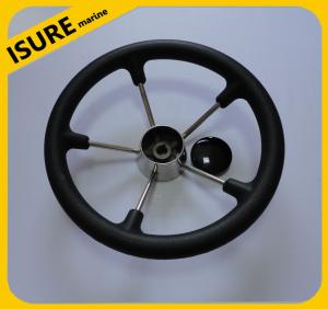 Wholesale Stainless Steel 5 Spoke Destroyer Steering Wheel with Foam Grip from china suppliers