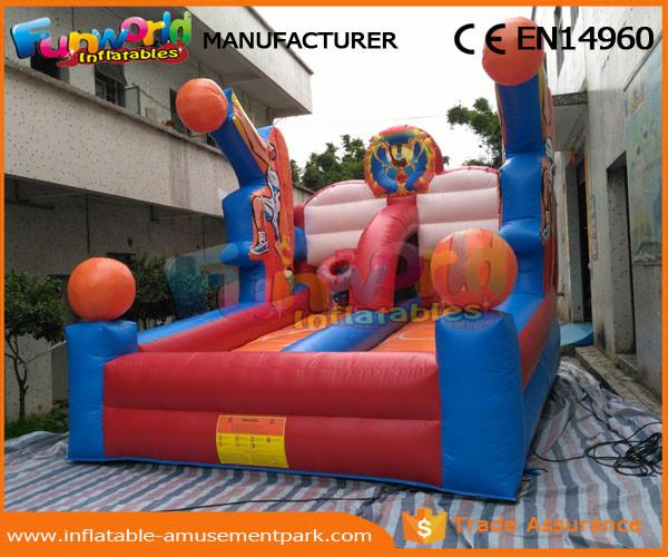 0.55 MM PVC Tarpaulin Inflatable Sports Games Hot Inflatable Basketball Hoop