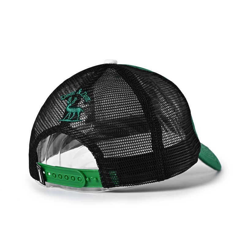 ODM 5 Panel New Era Camo Trucker Hat 58cm Embroidered Logo Caps