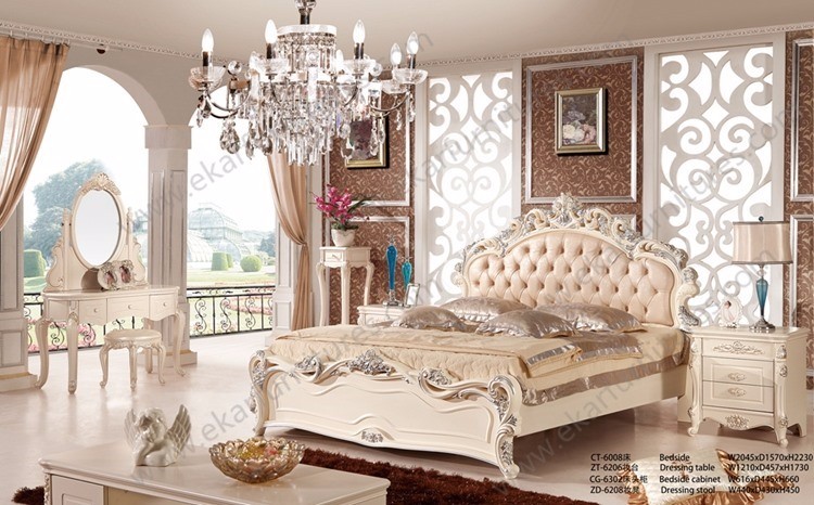 Bangladesh price bed room high quality furniture bed hot sale arabic sofa design 6039