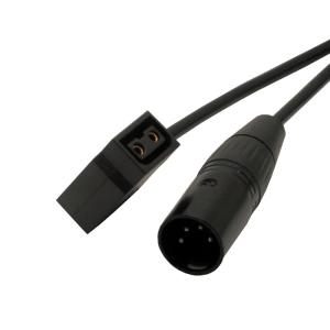 Wholesale 4 Pin Male XLR Connector Cable To 2 Pin D-Tap Male Cable With 1M Cable from china suppliers