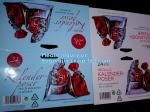 GIFT CANLENDAR BAGS, HOLIDAY BAGS, CHRISTMAS SANTA, JUMBO BIKE, LEAF, TREAT,