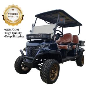 Wholesale Chinese Import Electric 4 Seater Cheap Street Legal Wholesale Utility Cargo Golf Cart Truck Luxury Off Road 72 Volt from china suppliers