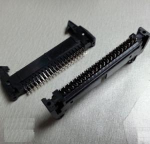 Wholesale 2.54mm pitch IDC Socket connector black 6 8 10 12 14 16 18 20 24 26 30 34 40 44 50 64 pin from china suppliers