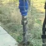 Spiral Hydraulic Auger Drilling Machine with Drill Rod Dia 30-80 Mm 1.5-2m