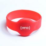 Flexible 13.56 Mhz RFID Wristband Programmable RFID Bracelet Weatherproof