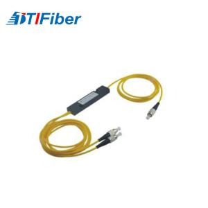 Wholesale Yellow Fiber Optic Patch Cord Abs Box Splitter FBT ABS Fiber Optic Splitter FC - FC from china suppliers