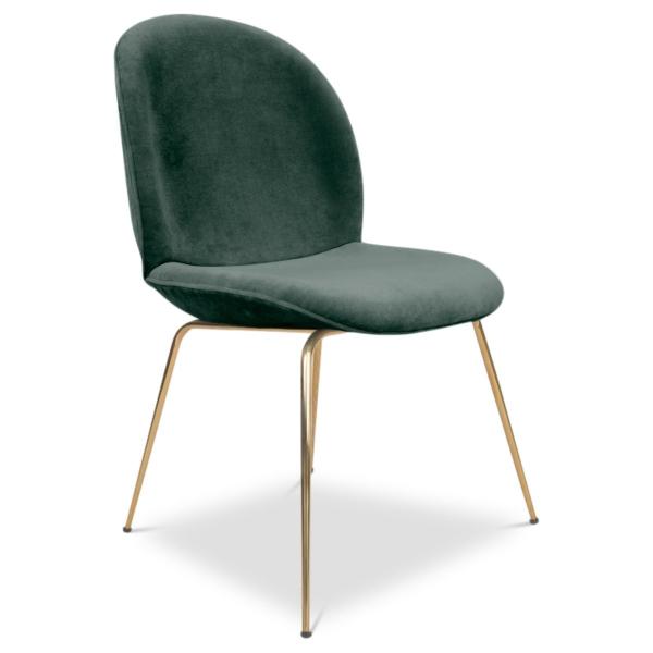 wholesale modern velvet fabric stainless steel leg dining chair for wedding
