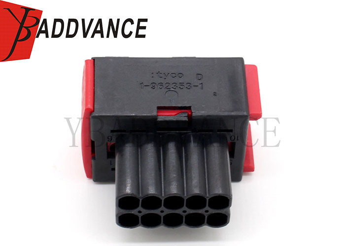 Automotive 10 Pin Tyco Pa66 AMP Sealed Connector 1-962353-1 4114013