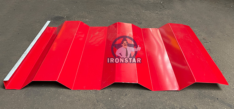 Wall cladding sheet roll forming machine