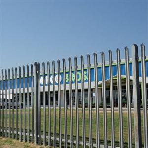 Wholesale European Style Steel 0.5m High Galvanized Palisade Fencing For Road And Railway from china suppliers