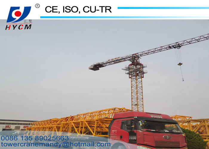 3m to 52m Working Range Topless Tower Cranes 400m Rope Length 5ton Top Slewing Crane 5210