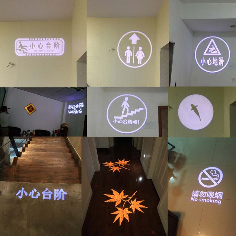 Custom Logo Projector Light , Rotating Logo Projector LED Spotlight