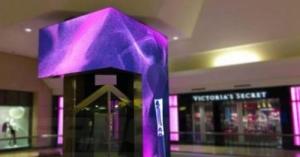 Wholesale US Shopping Mall creative Curved Indoor LED High Definition Video Wall from china suppliers