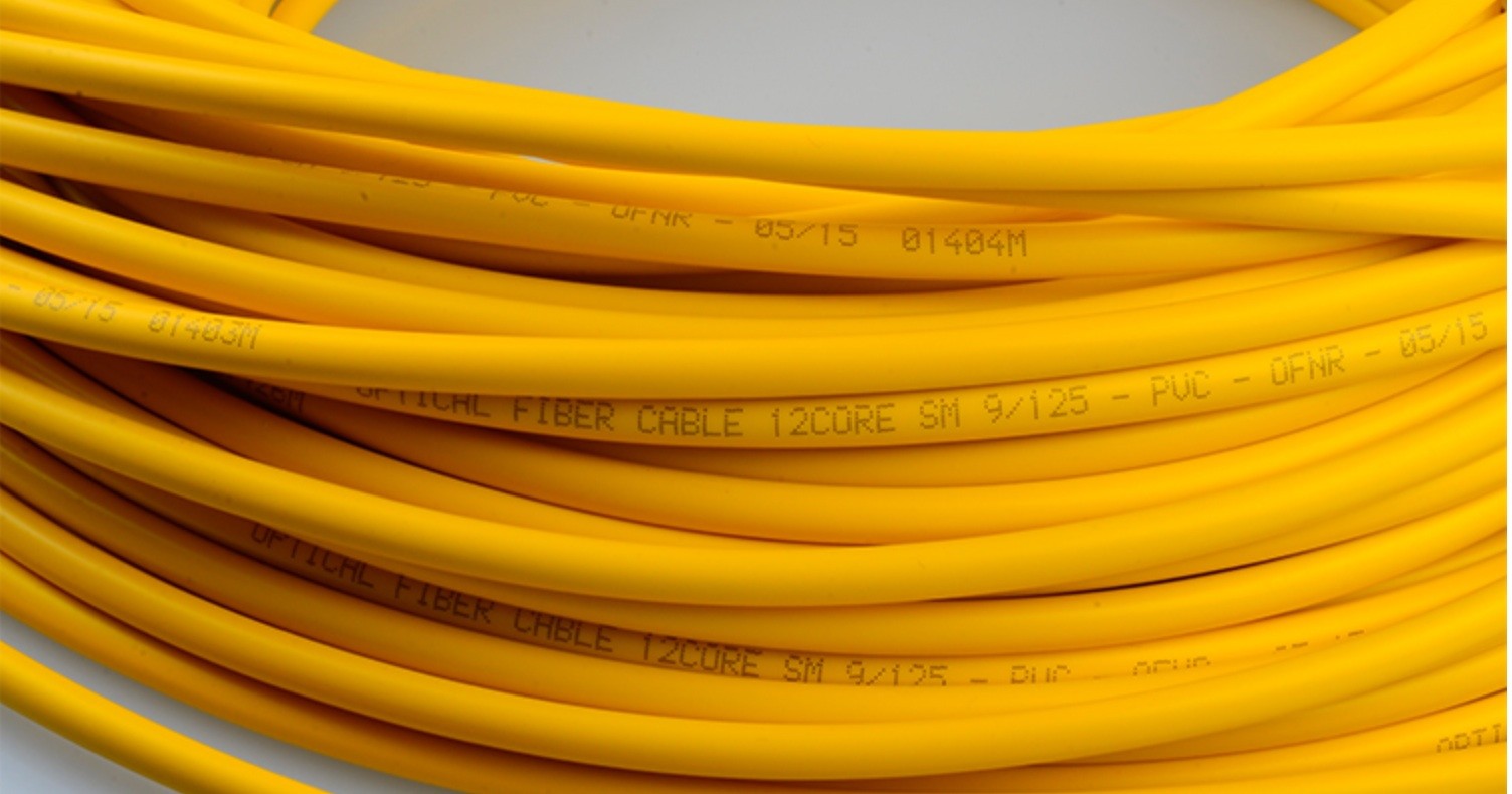 12 Core Fiber Optic Cable Inside Single Fiber Armored More Tight Buffered Design