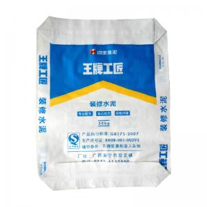 Wholesale Laminated PP Cement Bags Bulk Storage Bags 60gsm Customized With PE High Strength from china suppliers