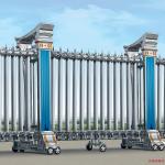 Aluminum Alloy Automatic Retractable Gate Electric Operated Fingerprint Control