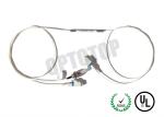 1 x 2 Ports Fiber Optic Coupling OM 4 , 0.9 mm Fiber Optic Cable Splitter