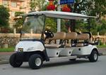 Popular Outdoor 6 Seater Golf Cart With Aluminum Rim , 48V Battery Voltag