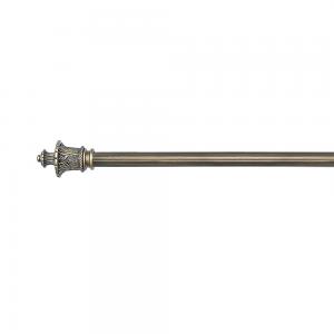Wholesale Window Metal Luxury Curtain Poles Silver Adjustable Iron Curtain Rods from china suppliers