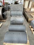 Customized Carbon Steel Hydraulic Winch Hoist Drum With Shaft 12mm Rope Diameter