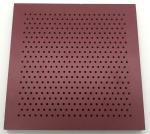 Residential Office Wall Perforated Acoustic Panel Wood Wall 18mm