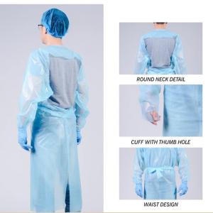 Wholesale Anti Fluid FDA ISO9001 Light Breathable 35g Non Woven Disposable Gown from china suppliers