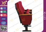 Audience Solid Rubber Wood Armrest Conference Room Seating Sound Absorption Big