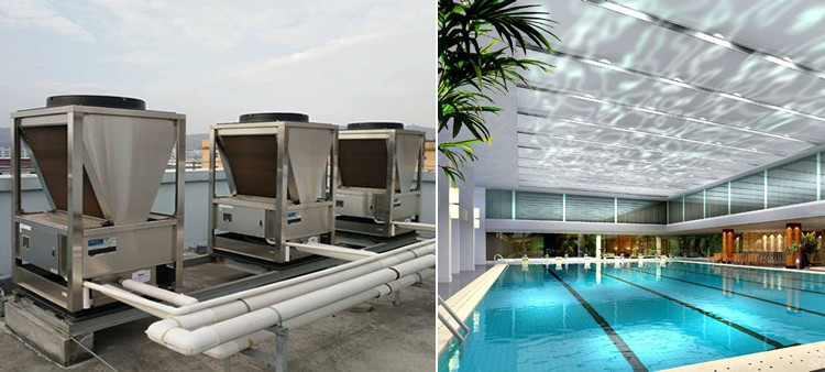 Circulation Heating Eco Swimming Pool Heat Pump 4.5-20 KW Heating Capacity
