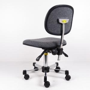 Wholesale 3 Or 2 Levels Adjustment Gray Fabric Ergonomic ESD Chairs Lifting Chair With Castors from china suppliers
